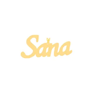 آویز گردنبند طلا 18 عیار زنانه الن نار مدل ELN30549