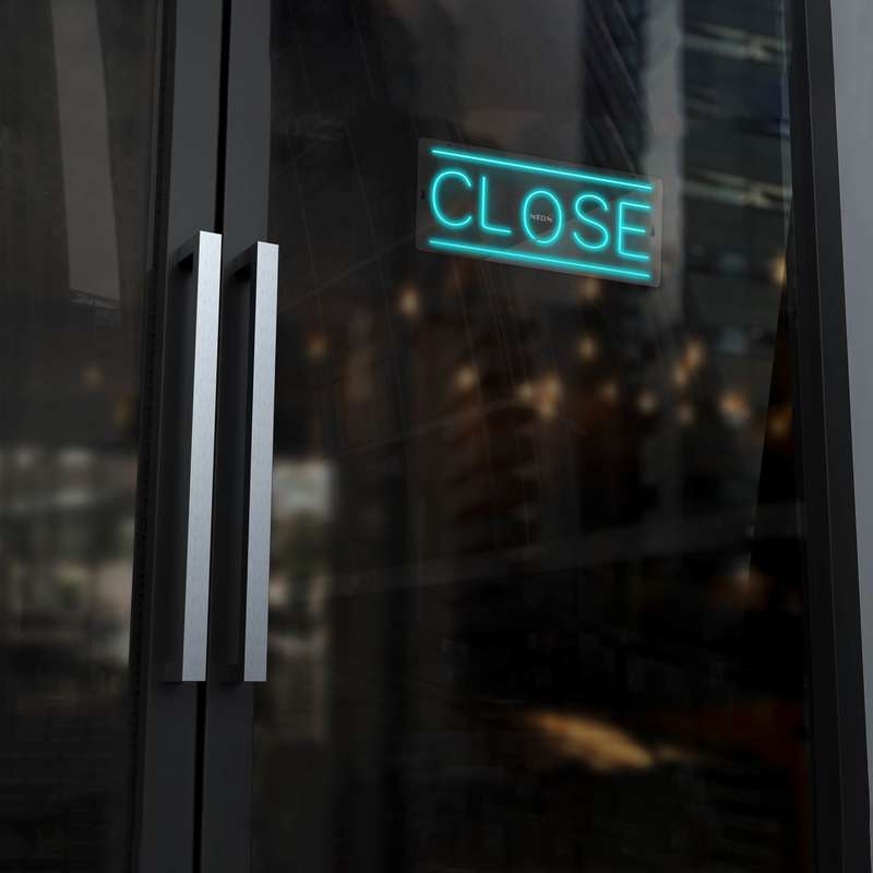 چراغ دیواری نئون دیزاین طرح Close_TBL