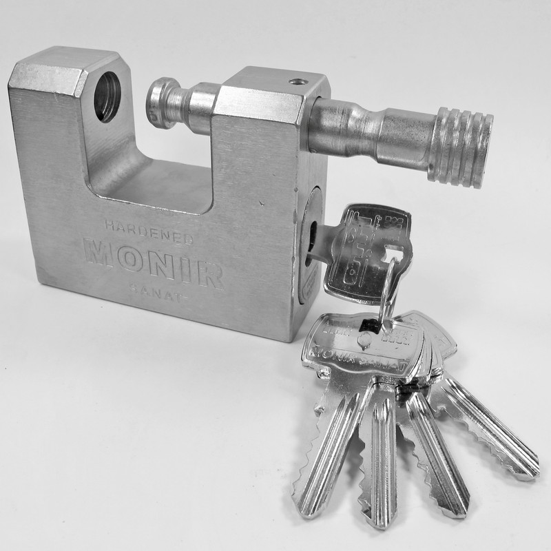 قفل کتابي منير صنعت مدل M85 قفل کتابي منير صنعت مدل M85