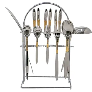 سرویس قاشق و چنگال 51 پارچه برگامو کد 606G