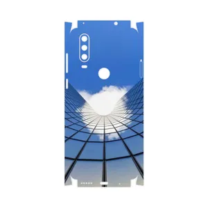 MAHOOT Glass skyscraper-FullSkin Cover Sticker for Motorola One Action
