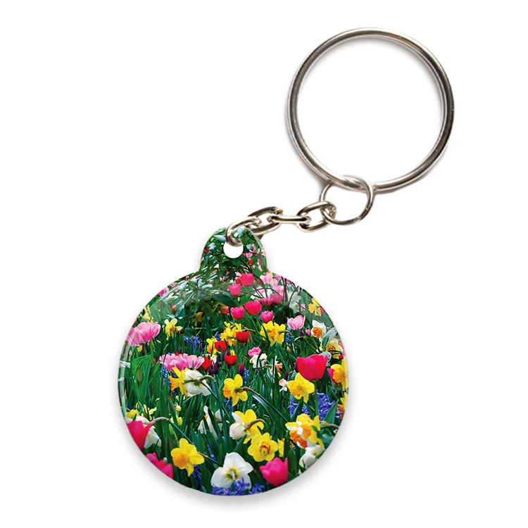 تگ NFC حس آمیزی طرح جاکلیدی popl مدل باغ گل