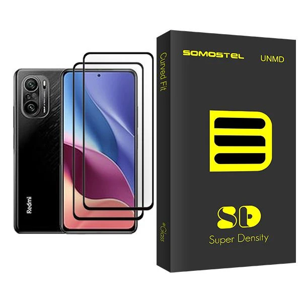 محافظ صفحه نمایش سوماستل مدل SD Glass MIX002 مناسب برای گوشی موبایل شیائومی Redmi K40 Pro plus بسته دو عددی