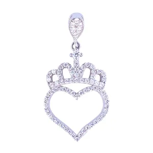 آویز گردنبند نقره زنانه مدل AVN_M019