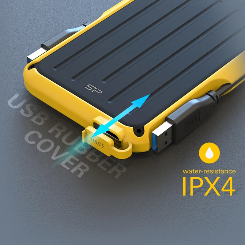 عکس شماره 13 : هارد اکسترنال سیلیکون پاور مدل armor a66 ظرفیت 4 ترابایت