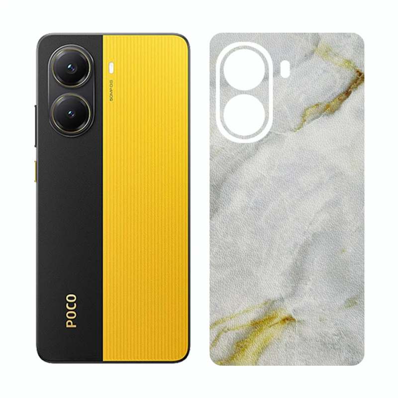 برچسب پوششی ریمکس مدل Cover طرح مرمر مناسب برای گوشی موبایل شیائومی Poco X7 Pro