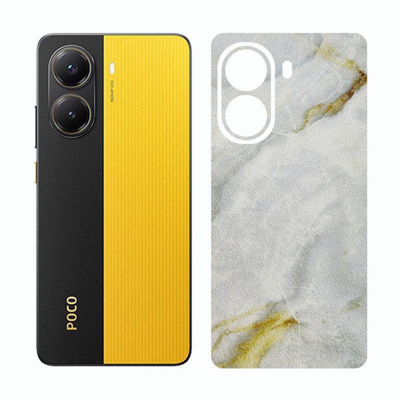 برچسب پوششی ریمکس مدل Cover طرح مرمر مناسب برای گوشی موبایل شیائومی Poco X7 Pro