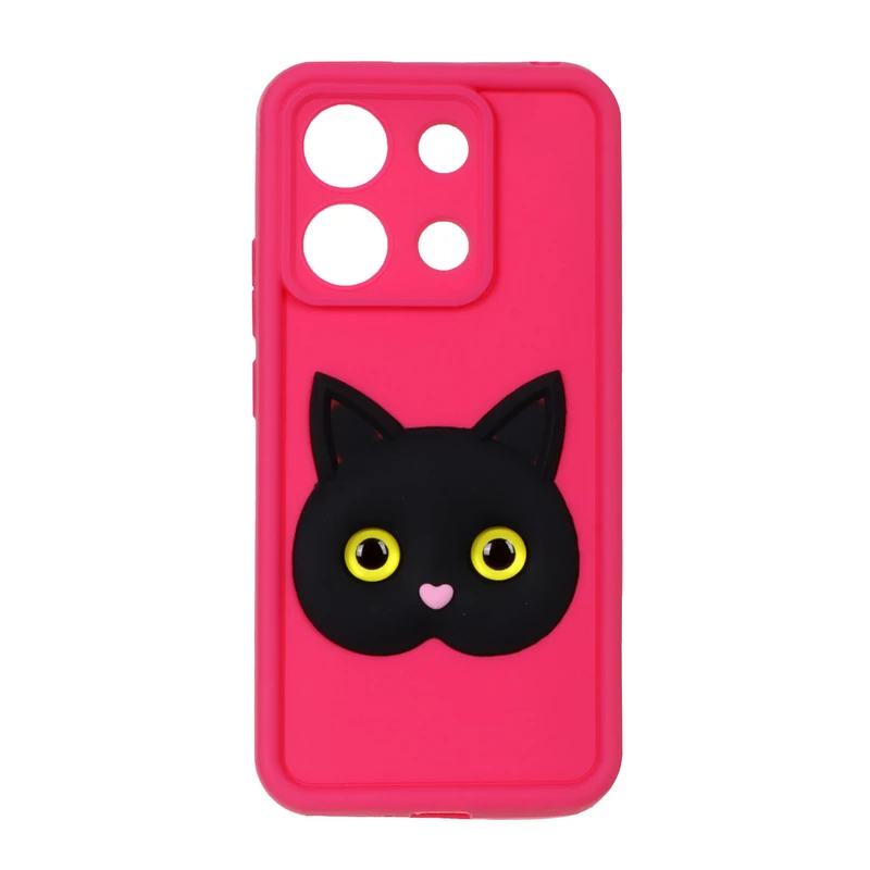 کاور مدل Solid Cat Design مناسب برای گوشی موبایل شیائومی Redmi Note 13 4G