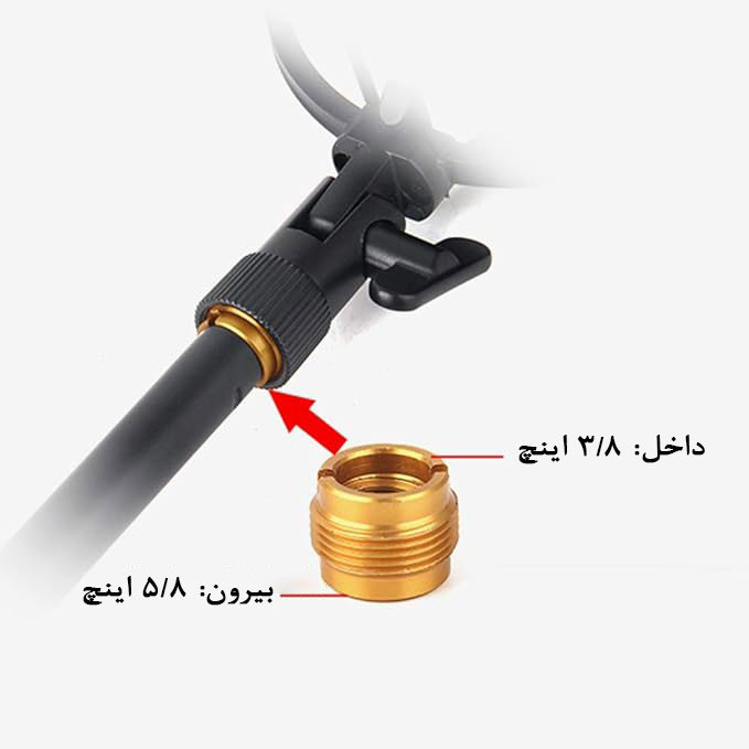 سر سه پایه پلوز مدل Adapter 3.8 to 5.8 Inch