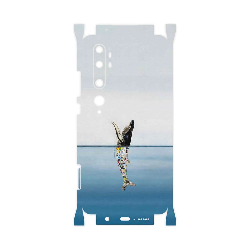 برچسب پوششی ماهوت مدل Collage of Sea Trash-FullSkin مناسب برای گوشی موبایل شیائومی Mi Note 10 Pro