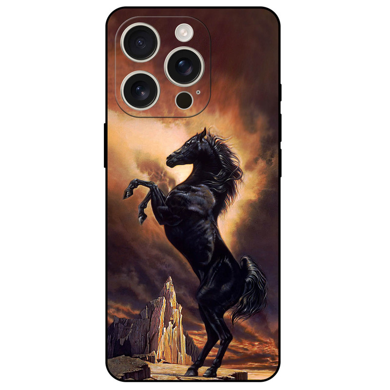 کاور مگافون طرح اسب  مدل 2820 مناسب برای گوشی موبایل اپل iPhone 16 Pro Max 