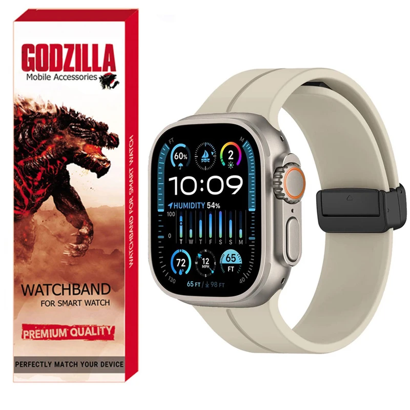 بند گودزیلا مدل GB-Magnetic مناسب برای ساعت هوشمند اسمارت واچ HK9 Ultra 2