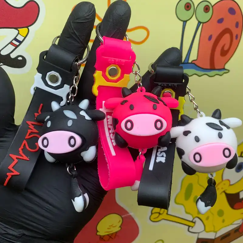 جاکلیدی مدل سیلیکونی طرح گاو تپلی