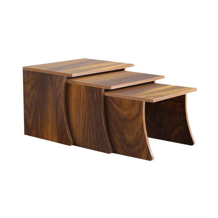 میز عسلی مدل DLF66L مجموعه 3 عددی