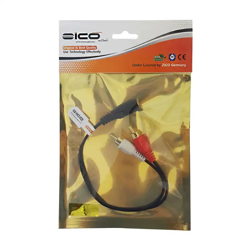 کابل تبدیل جک 3.5 میلی متری به RCA مدل FRWX طول 0.3 متر