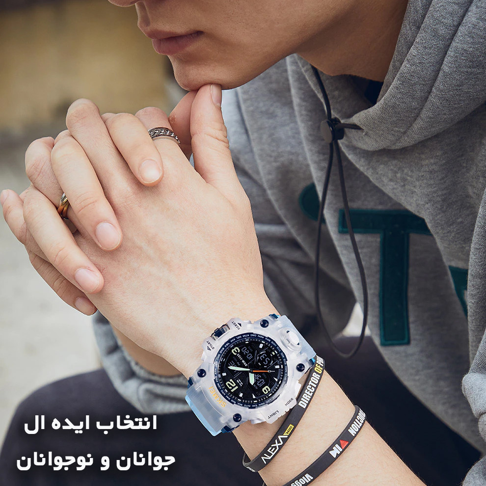 ساعت مچی عقربه‌ای مردانه اسکمی مدل 1155 WH