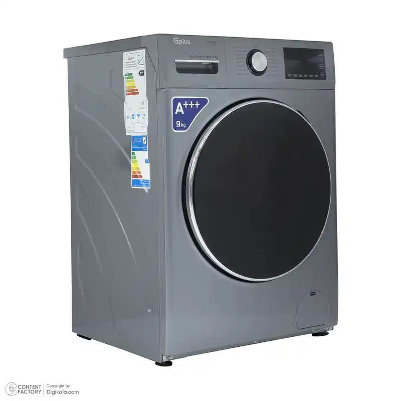 ماشین لباسشویی جی پلاس مدل GWM-M9341T ظرفیت 9 کیلوگرم