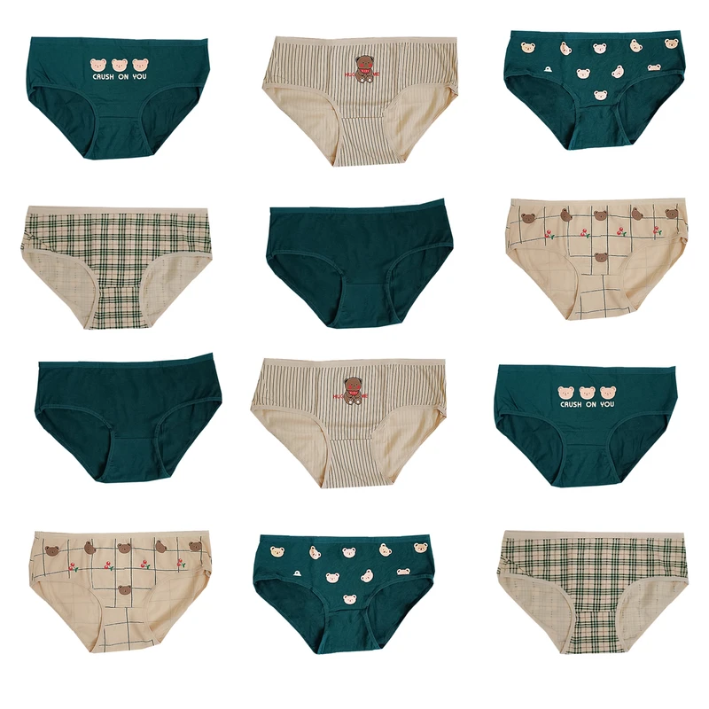 شورت زنانه مدل نخی بسته 12 عددی