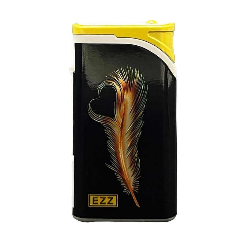 فندک گازی ایز طرح پر و قلب کد DKD-2197