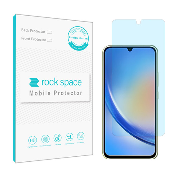 محافظ صفحه نمایش آنتی بلو راک اسپیس مدل HyBLU مناسب برای گوشی موبایل سامسونگ Galaxy A34 5G
