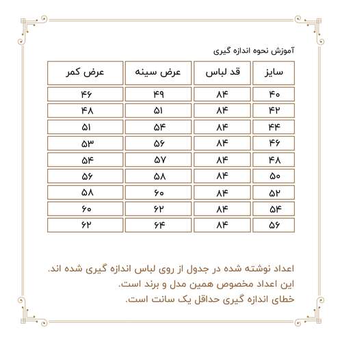 مانتو زنانه کد 413CRMSN