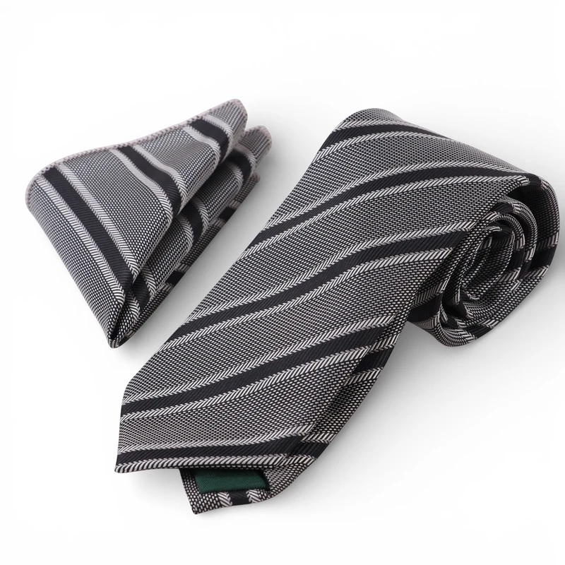 کراوات و دستمال جیب مردانه نسن مدل V69