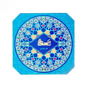 گز لقمه 30 درصد پسته زعفرانی عسلک - 350 گرم 