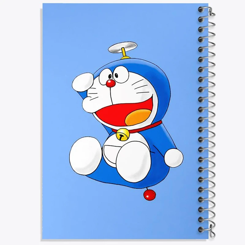 دفتر ژورنال نویسی 50 برگ خندالو مدل نقطه ای طرح انیمه دورایمون کد 12764