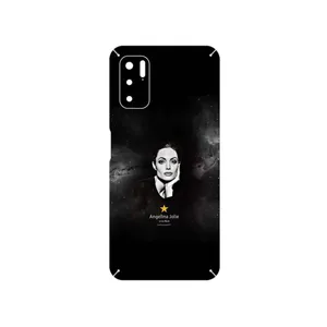 MAHOOT Angelina Jolie Cover Sticker for Xiaomi Redmi Note 10 5G