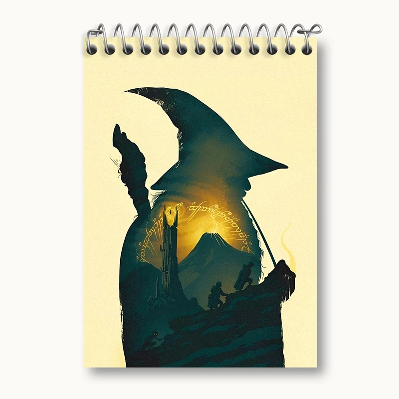 دفتر یادداشت 50 برگ خندالو طرح ارباب حلقه ها (Lord of the Rings)  کد N5002