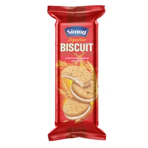بیسکویت سبوس کرمدار  سیرنگ - 100 گرم بسته 12 عددی