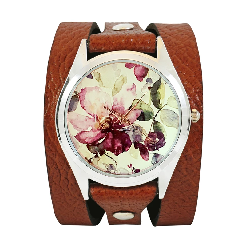 ساعت مچی عقربه ای زنانه اچ آر دیزاین گروپ مدل آبرنگ w032