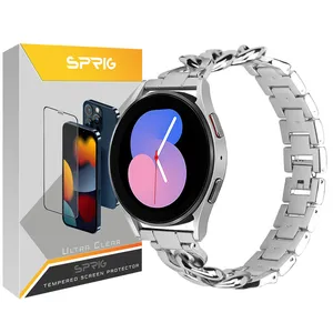 بند اسپریگ مدل 3Bid-Gir مناسب برای ساعت هوشمند سامسونگ Galaxy Watch 5 40mm / Watch 5 44mm / Watch 5 pro 45mm