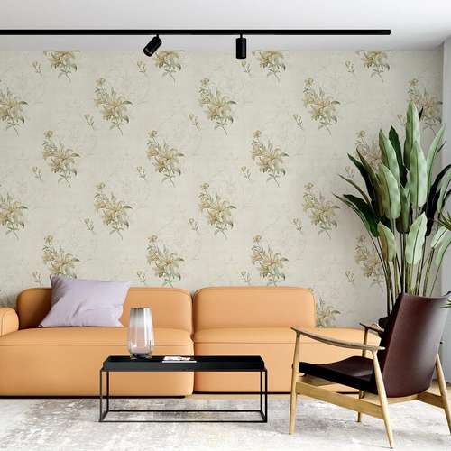 کاغذ دیواری طرح ترکیبی گلدار کد 4052