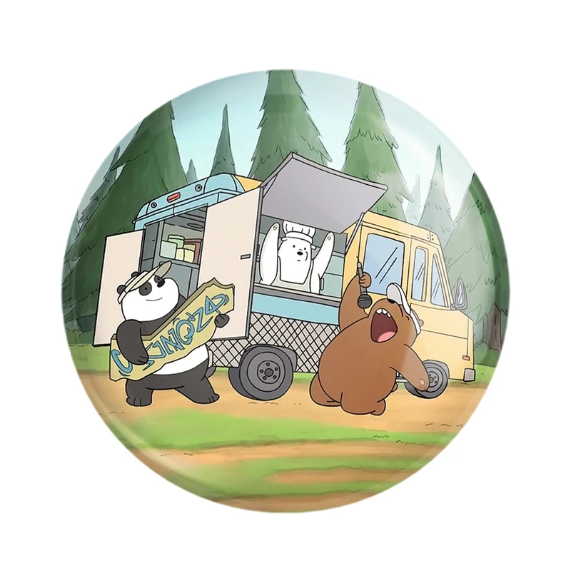 مگنت خندالو مدل انیمیشن سه خرس کله پوک کد 27662