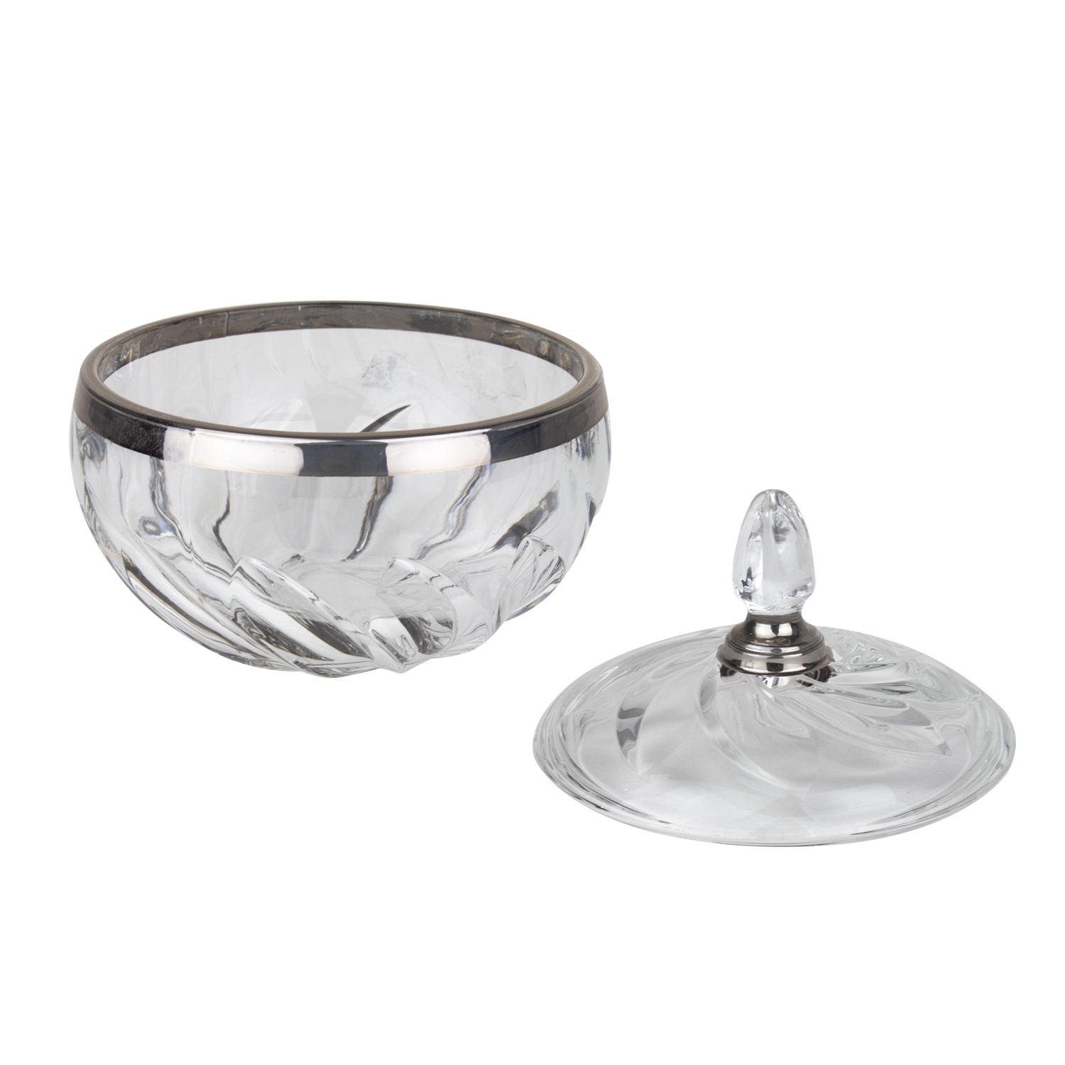 قندان ورمونت مدل دنس لب نقره