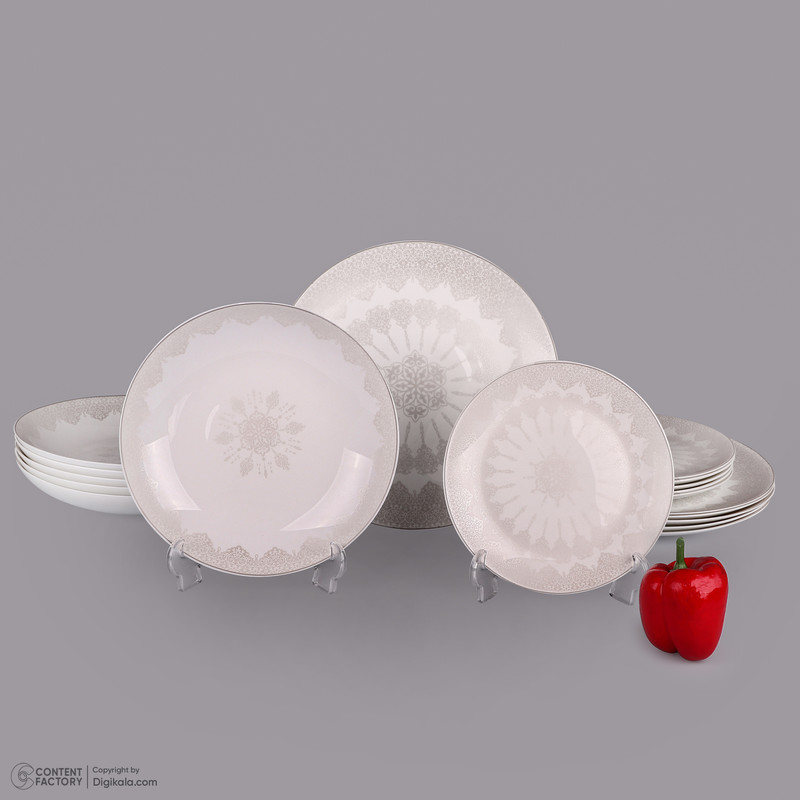 سرویس غذاخوری 18 پارچه 6 نفر شانی مدل  1041