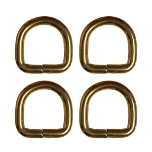 یراق کیف دوزی مدل نیم حلقه کد Y-1.5cmGld بسته 4 عددی