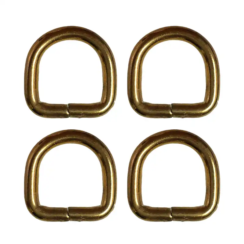 یراق کیف دوزی مدل نیم حلقه کد Y-1.5cmGld بسته 4 عددی