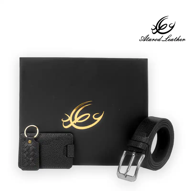 ست هدیه چرم عطارد مدل چرم طبیعی کد A75