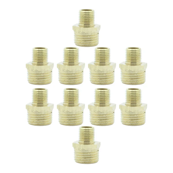 تبدیل دینا مدل برنجی سایز 1/2 - 1/4 اینچ بسته 10 عددی