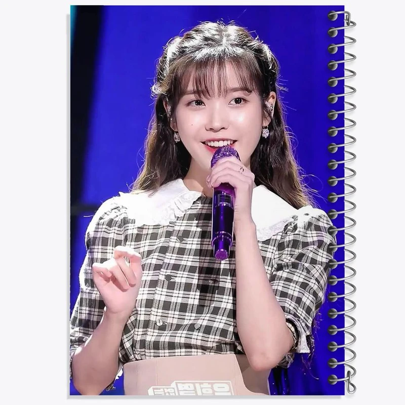 دفتر ژورنال نویسی 50 برگ خندالو مدل نقطه ای طرح آیو IU کد 11616