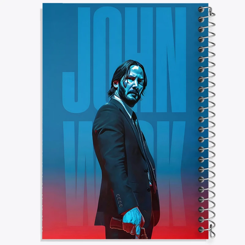دفتر نقاشی 50 برگ خندالو طرح جان ویک (John Wick) کد F5944