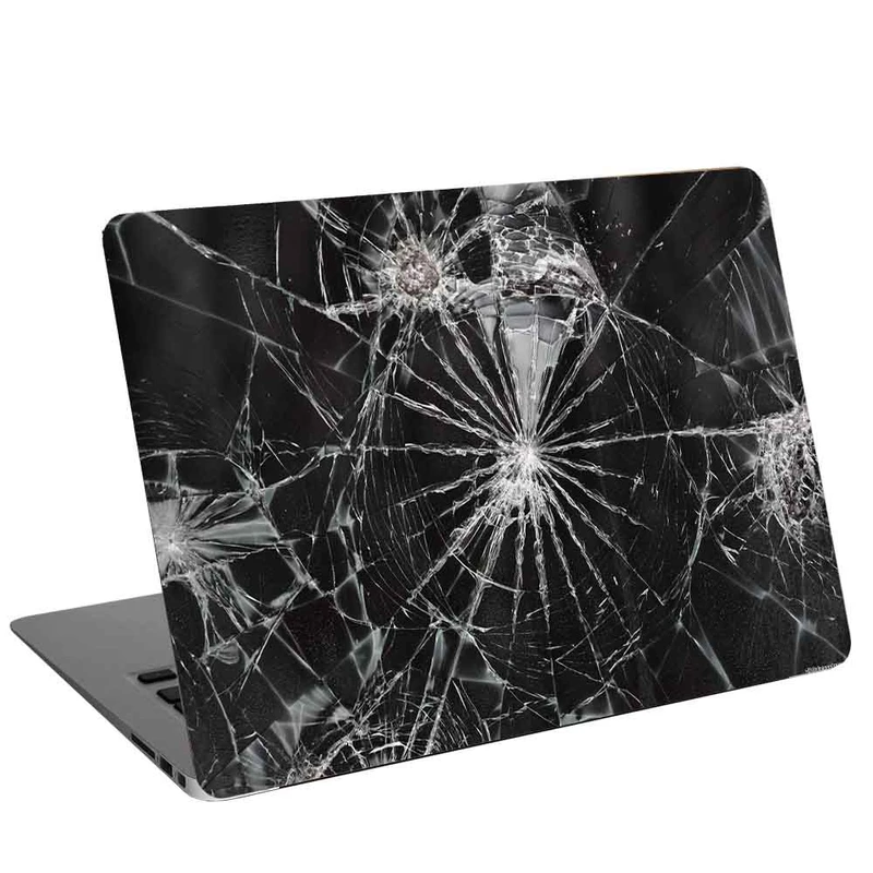 استیکر لپ تاپ طرح  broken screen  کد cl-444مناسب برای لپ تاپ 15.6 اینچ