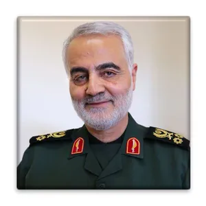 زیر لیوانی  مدل سردار سلیمانی کد    4688269_3303