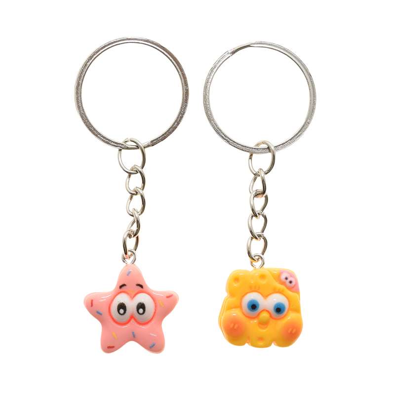 جاکلیدی دخترانه دلنار گالری مدل کاپلی باب اسفنجی و پاتریک بسته 2 عددی جاکلیدی دخترانه دلنار گالری مدل کاپلی باب اسفنجی و پاتریک بسته 2 عددی