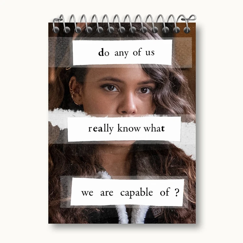 دفتر یادداشت 50 برگ خندالو مدل جسیکا 13دلیل برای اینکه Reasons Why13 کد 20365