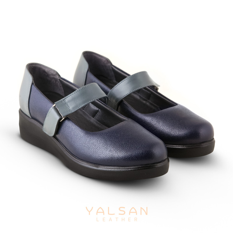 کفش روزمره زنانه چرم یلسان مدل امیلیا کد 665-MC-06sr