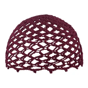 کلاه دستبافت زنانه مدل توری کد 0111519