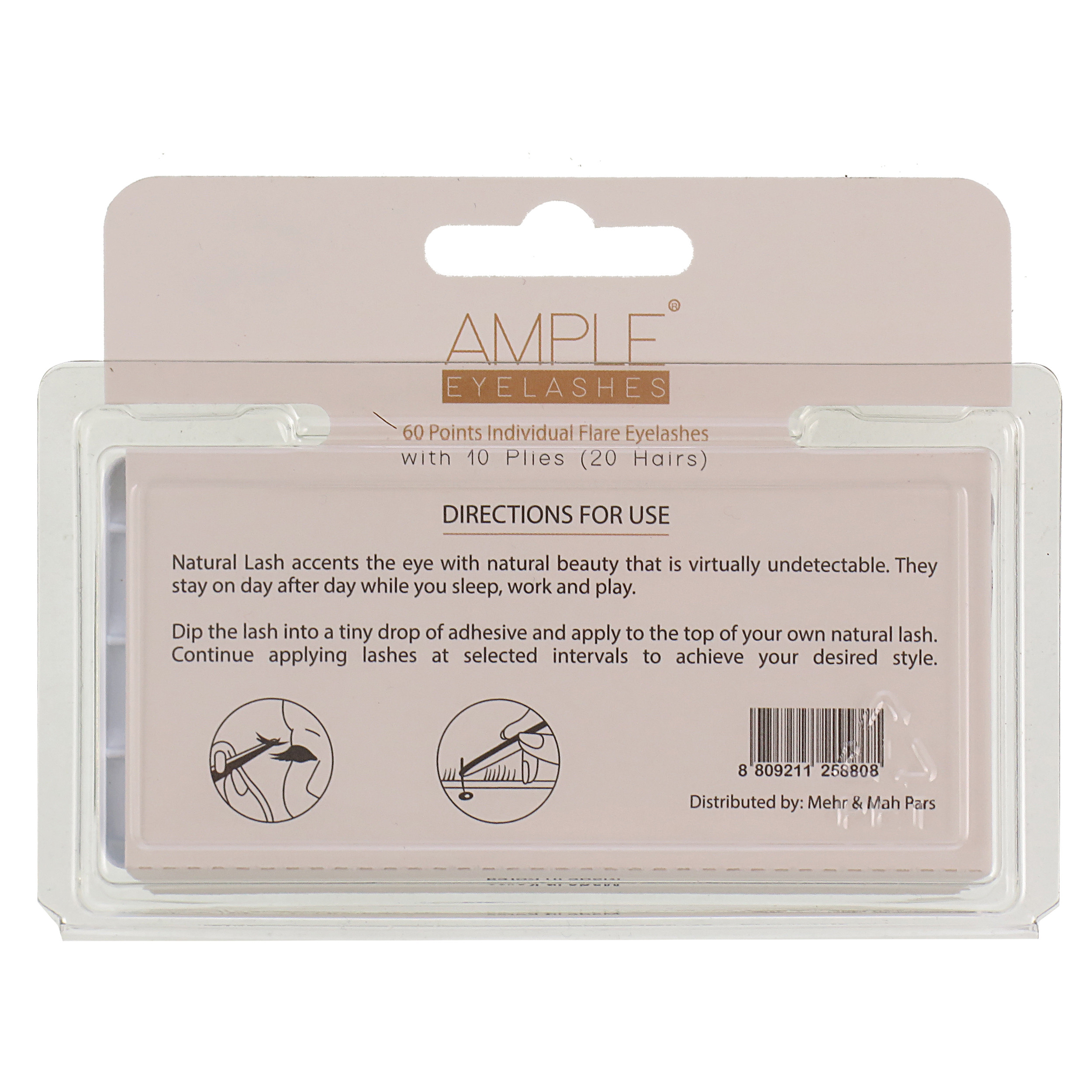 مژه مصنوعی امپل مدل short 3D